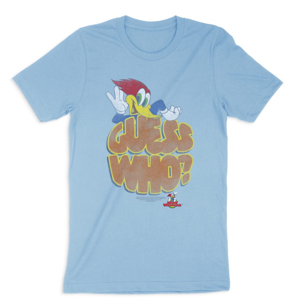 WOODY WOODPECKER GUESS WHO SHORT SLEEVE T-SHIRT