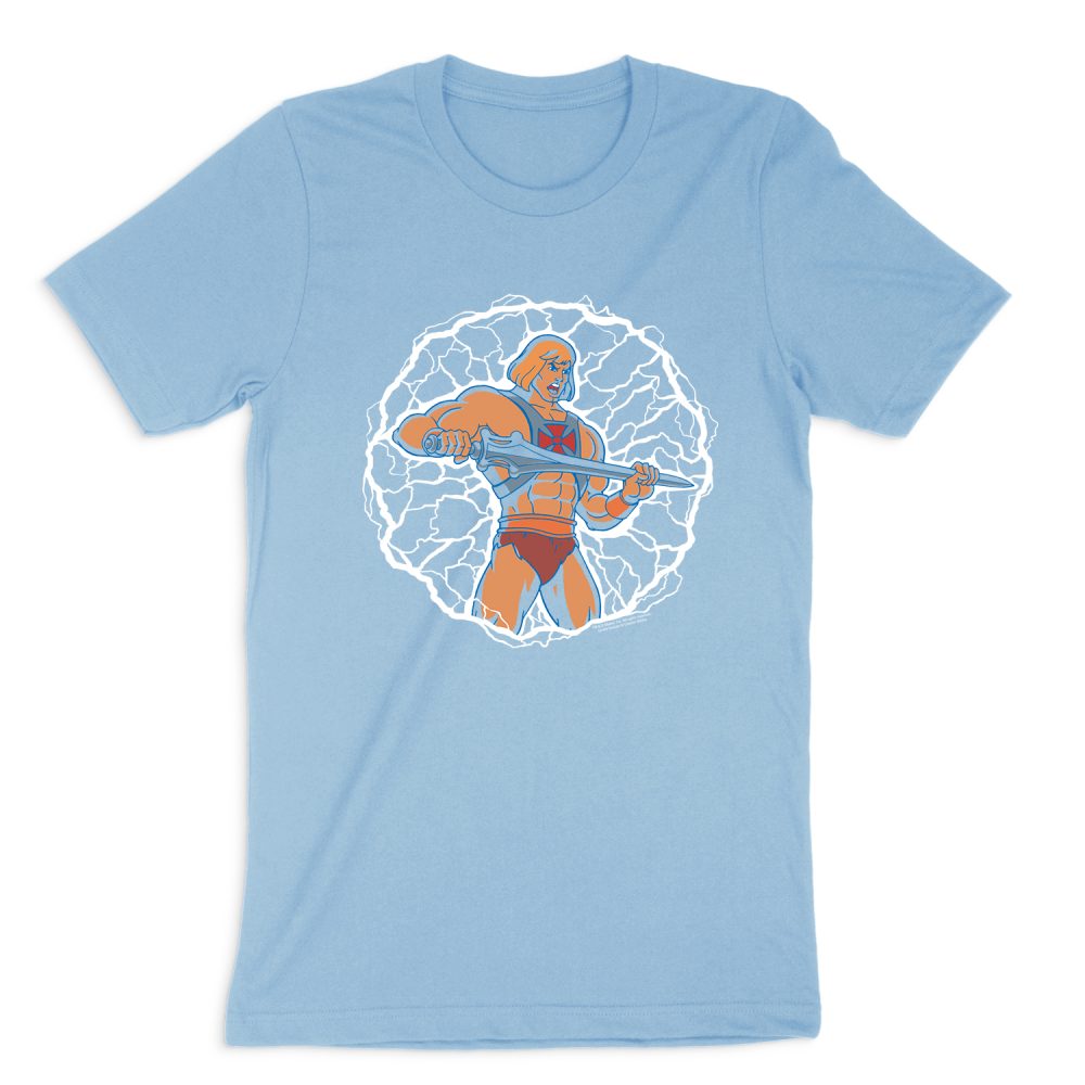 MASTERS OF THE UNIVERSE LIGHTNING POWER SHORT SLEEVE T-SHIRT