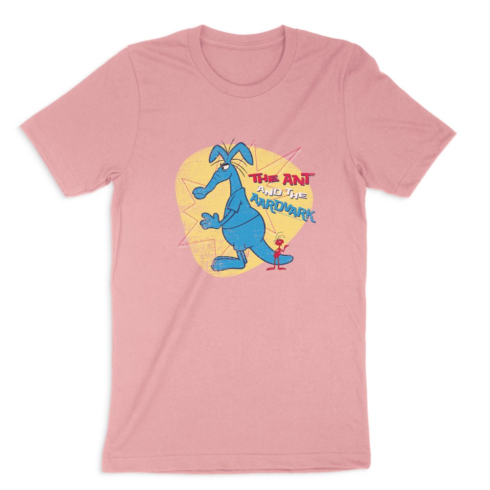 PINK PANTHER ANT AND AARDVARK SHORT SLEEVE T-SHIRT