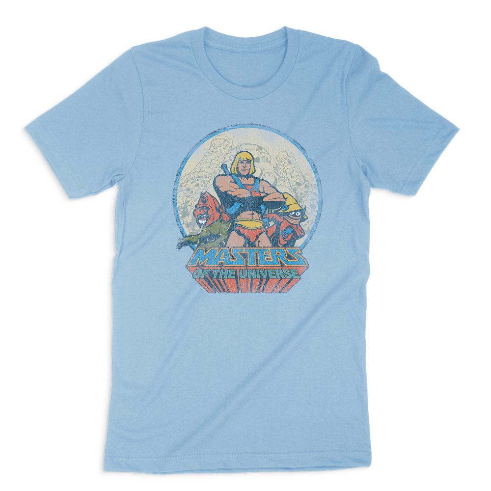 MASTERS OF THE UNIVERSE HE MAN AND CREW SHORT SLEEVE T-SHIRT