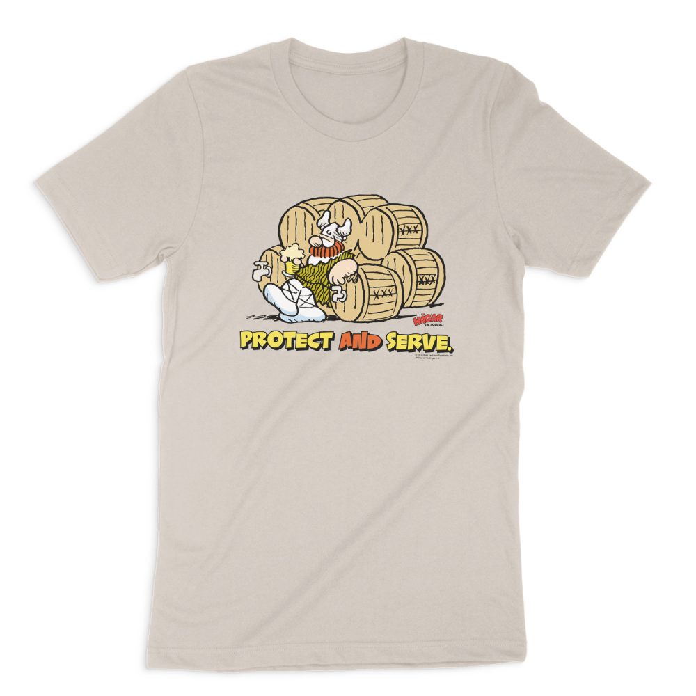 HAGAR THE HORRIBLE PROTECT & SERVE SHORT SLEEVE T-SHIRT