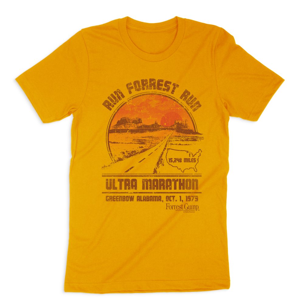 FORREST GUMP ULTRA MARATHON SHORT SLEEVE T-SHIRT