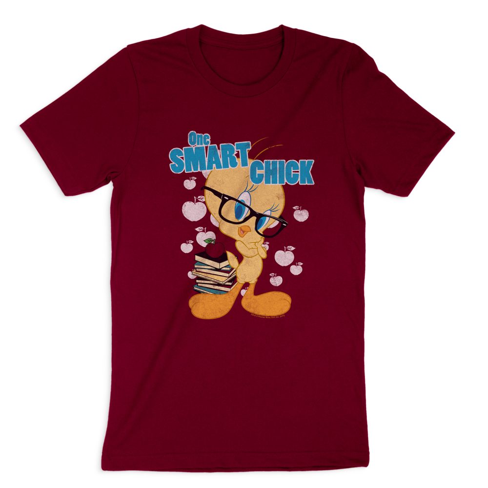 LOONEY TUNES ONE SMART CHICK SHORT SLEEVE T-SHIRT