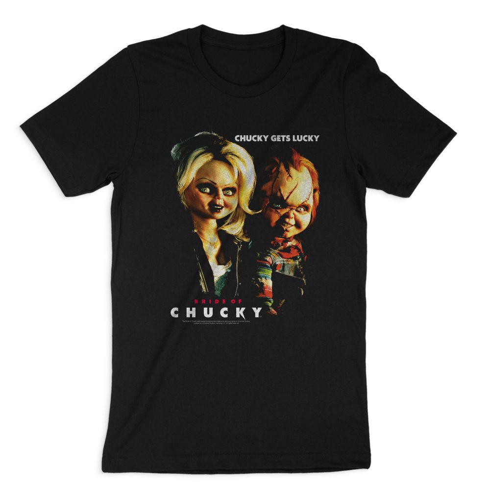 BRIDE OF CHUCKY CHUCKY GETS LUCKY SHORT SLEEVE T-SHIRT