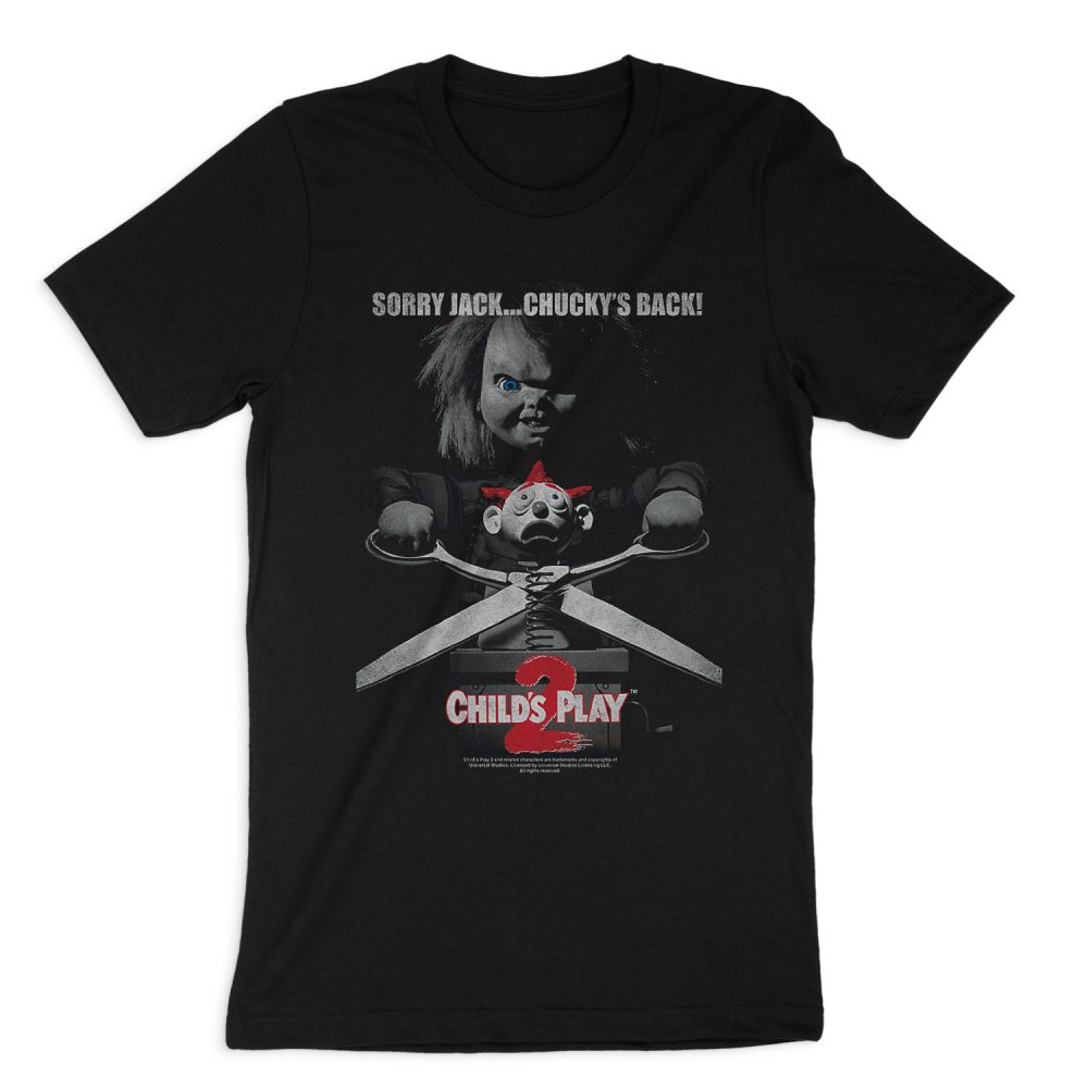 CHILD'S PLAY 2 JACK POSTER SHORT SLEEVE T-SHIRT