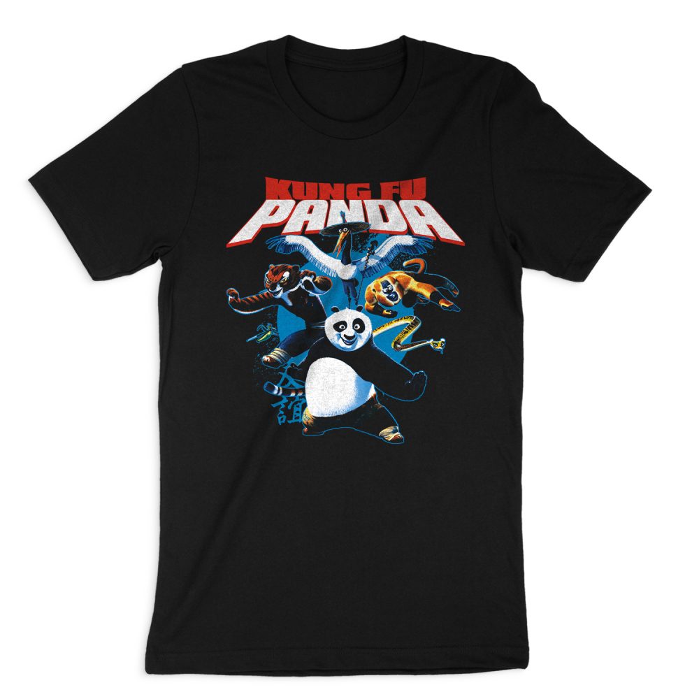 KUNG FU PANDA KUNG FU GROUP SHORT SLEEVE T-SHIRT