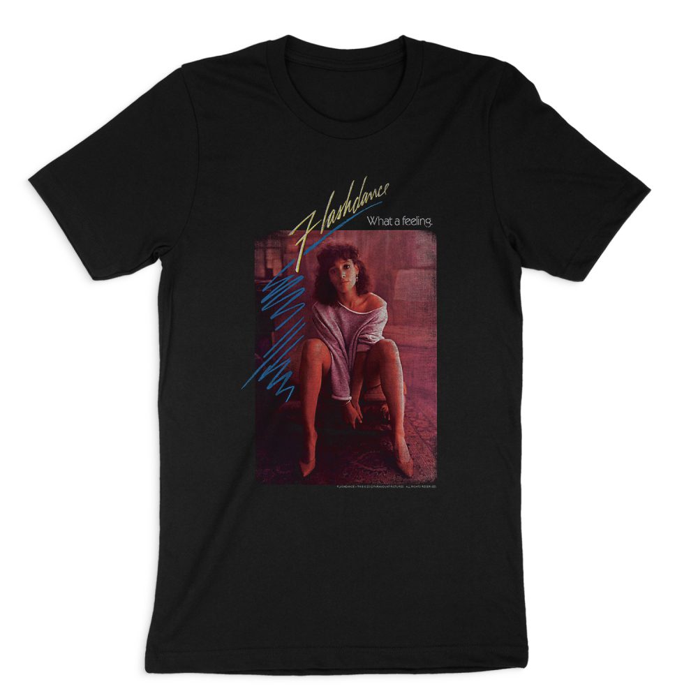 FLASHDANCE TITLE SHORT SLEEVE T-SHIRT