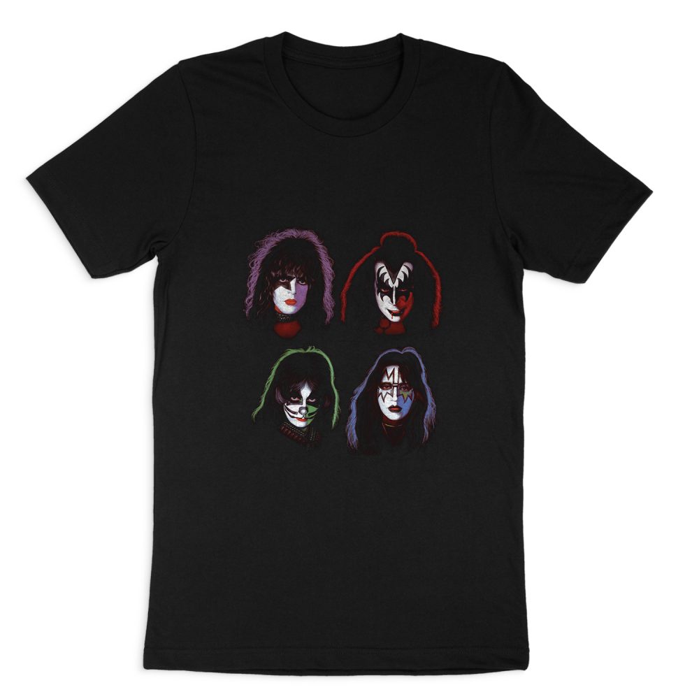 KISS SOLO HEADS SHORT SLEEVE T-SHIRT