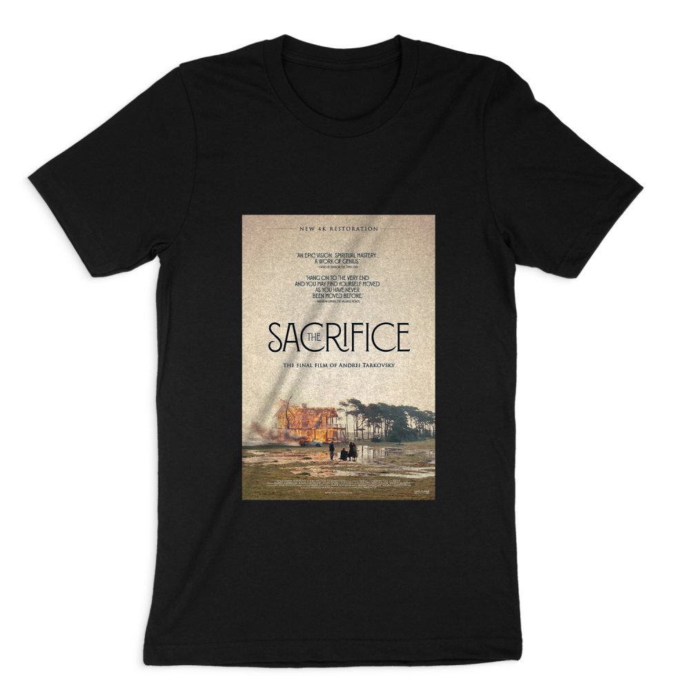 ANDREI TARKOVSKY SACRIFICE POSTER SHORT SLEEVE T-SHIRT