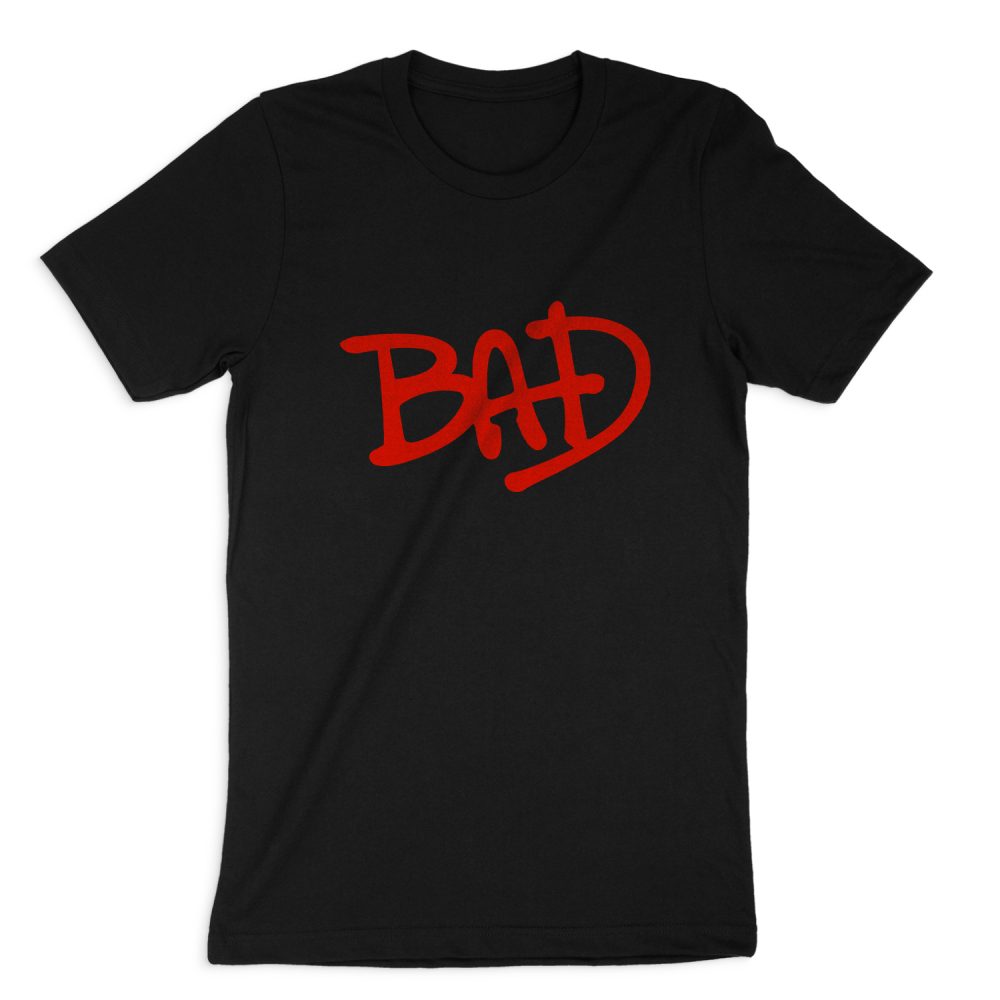 MICHAEL JACKSON BAD LOGO SHORT SLEEVE T-SHIRT
