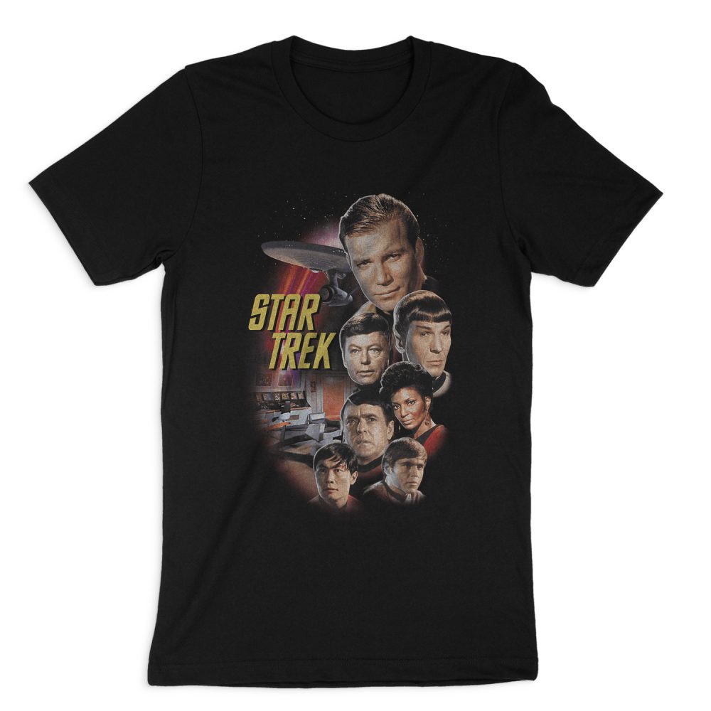 STAR TREK THE CLASSIC CREW SHORT SLEEVE T-SHIRT