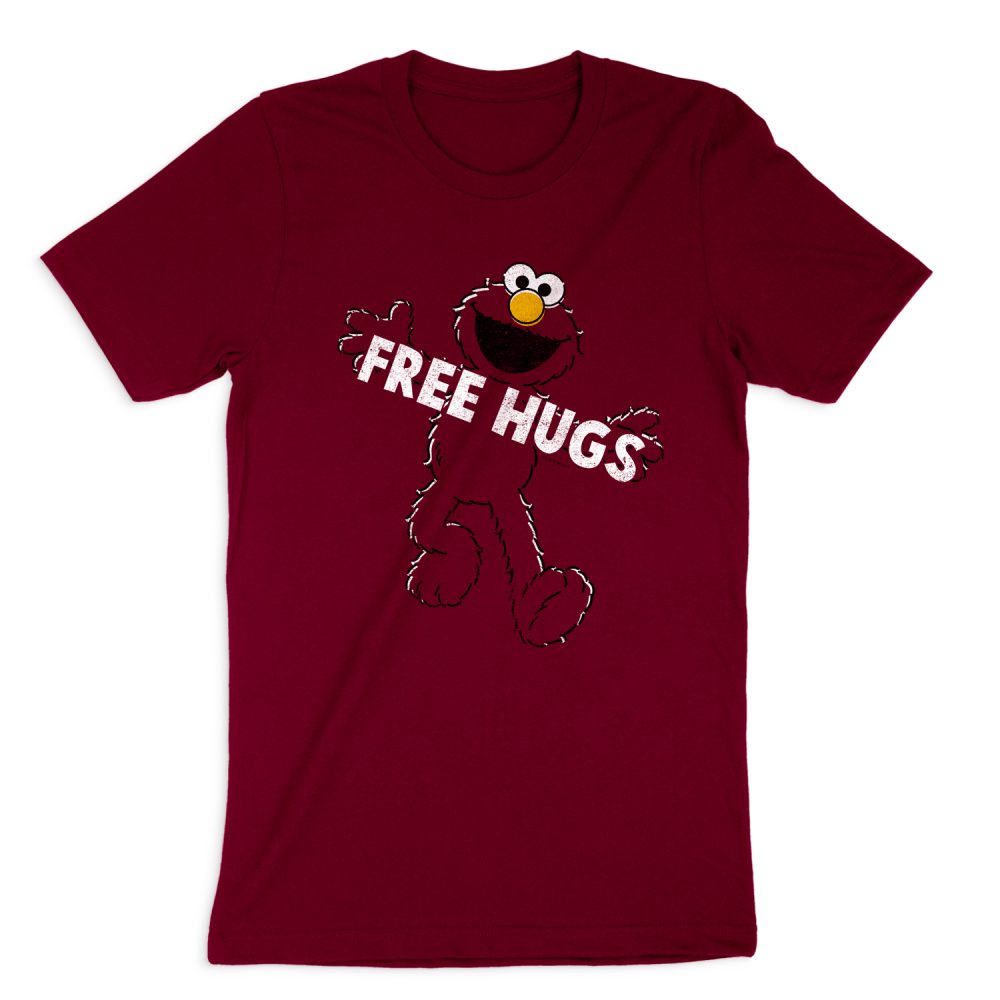 SESAME STREET FREE HUGS SHORT SLEEVE T-SHIRT