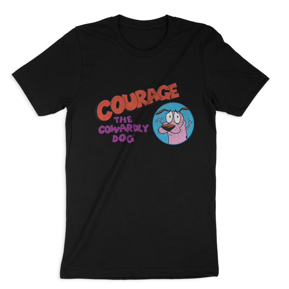 COURAGE THE COWARDLY DOG SHORT SLEEVE T-SHIRT