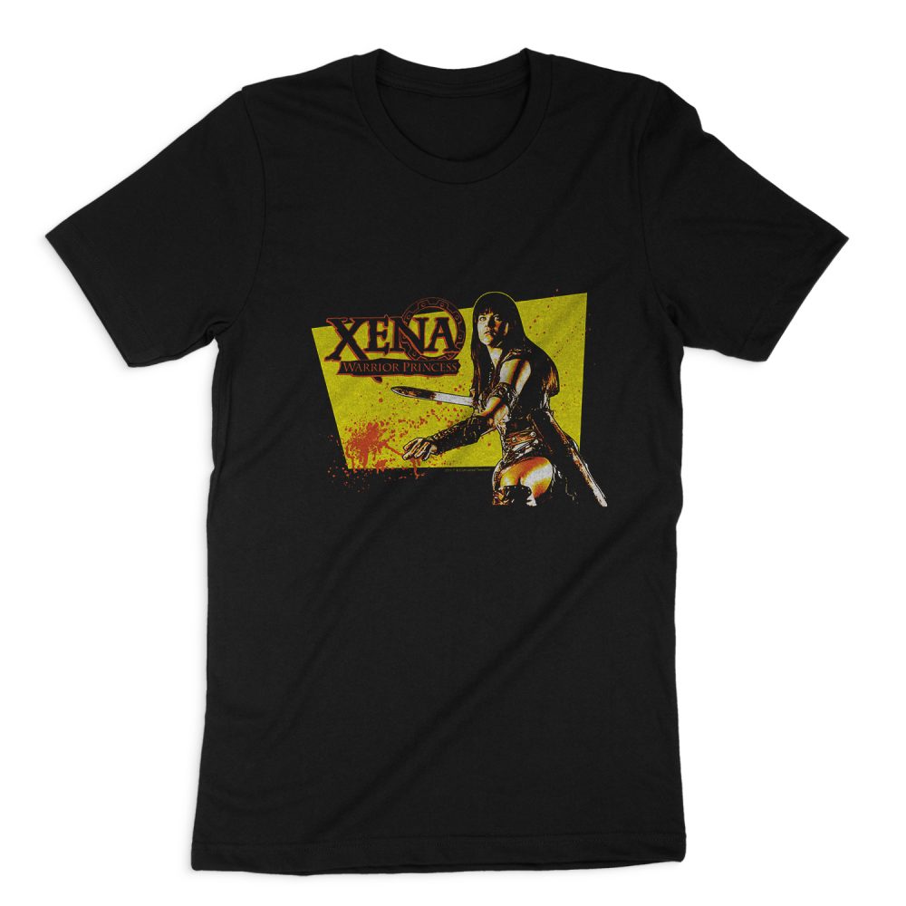 XENA WARRIOR PRINCESS CUT UP SHORT SLEEVE T-SHIRT
