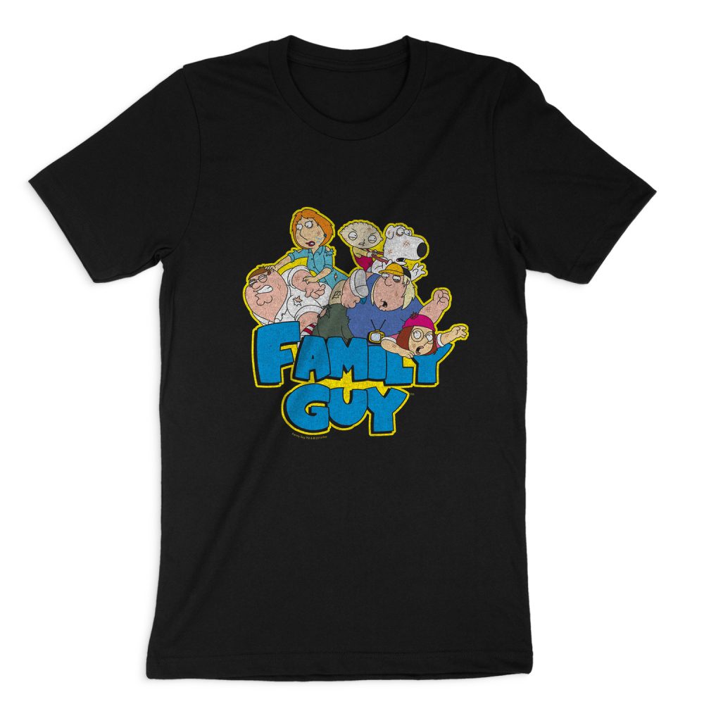 FAMILY GUY FAMILY FIGHT SHORT SLEEVE T-SHIRT
