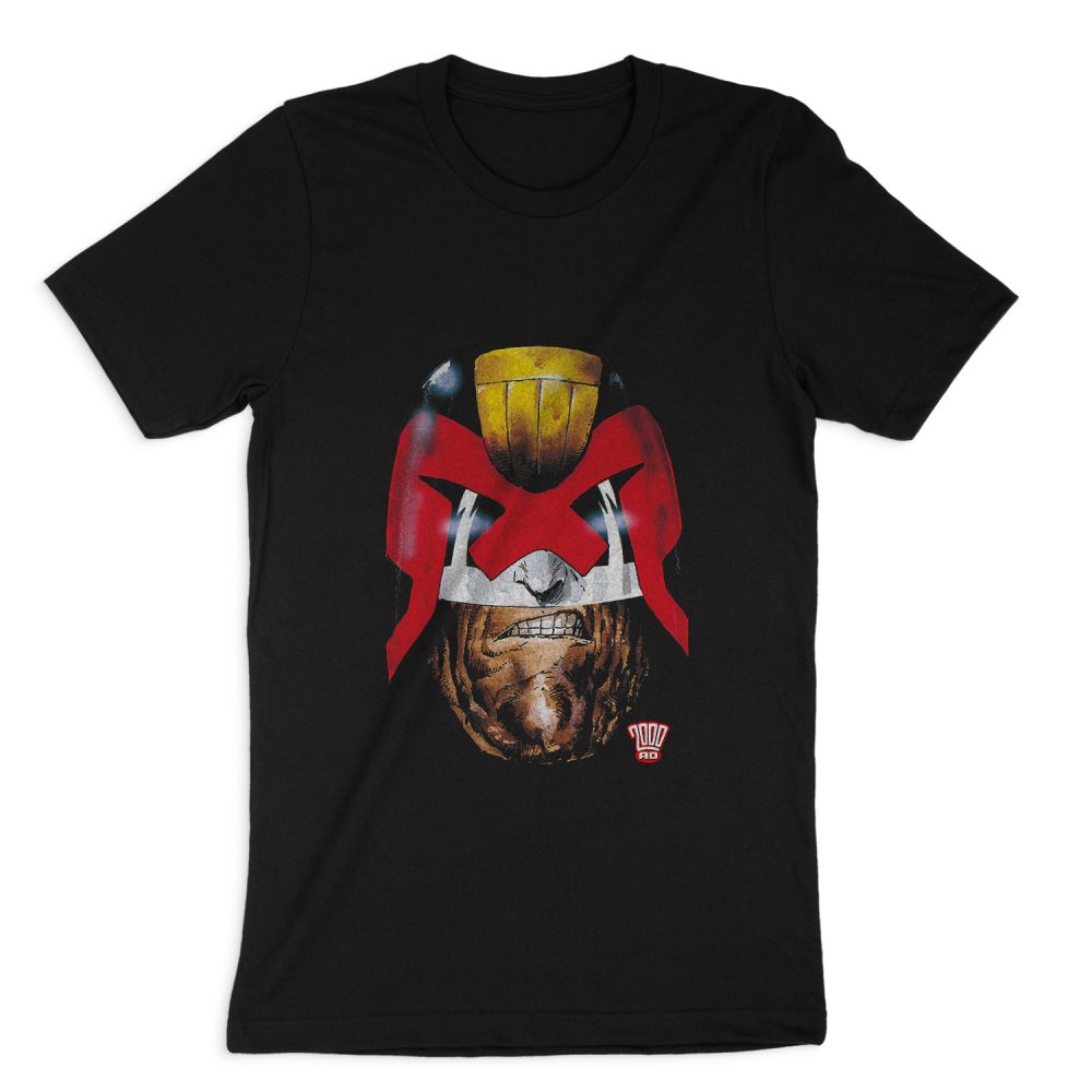 JUDGE DREDD DREDDS HEAD MEN'S REGULAR FIT SHORT SLEEVE T-SHIRT