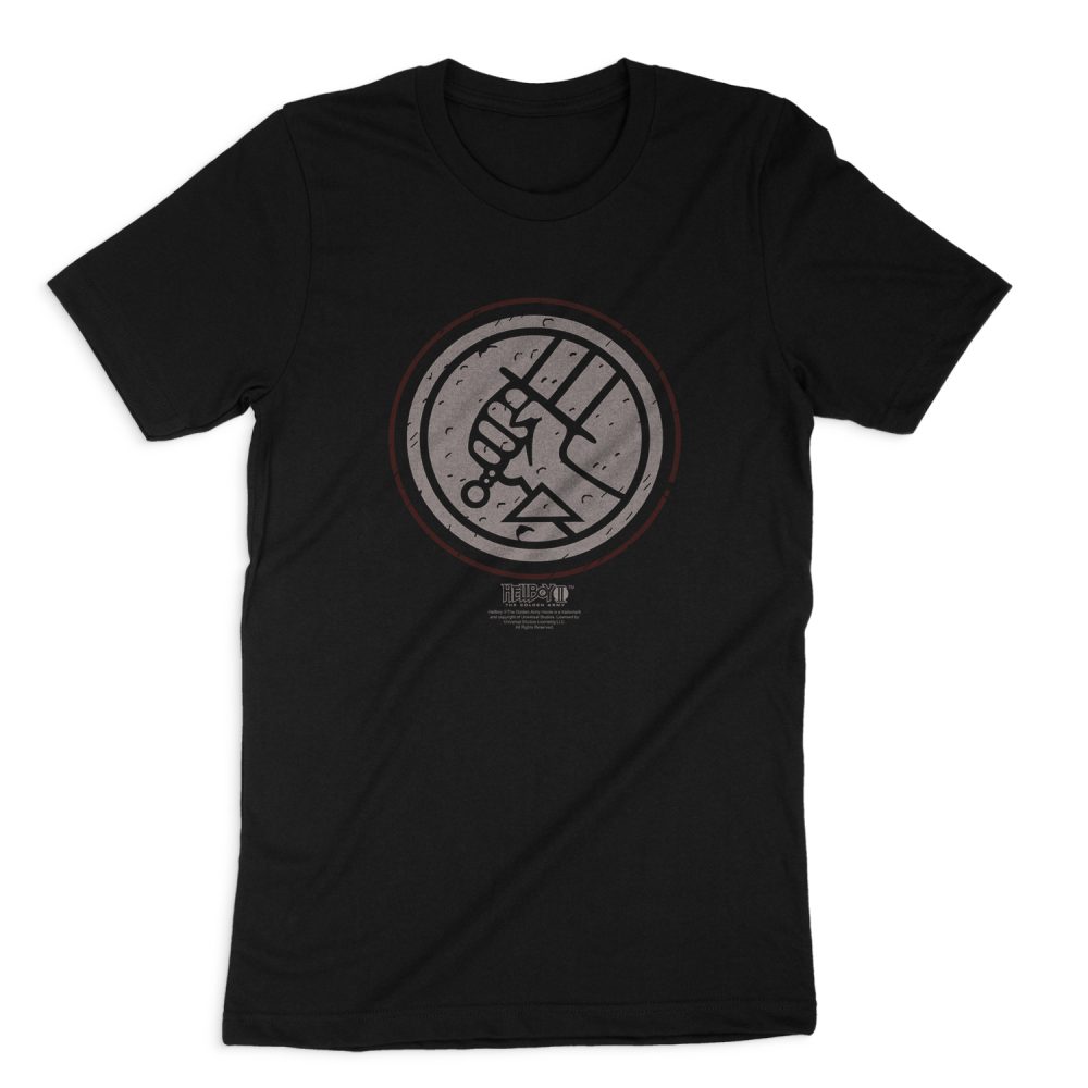 HELLBOY MIGNOLA STYLE LOGO SHORT SLEEVE T-SHIRT