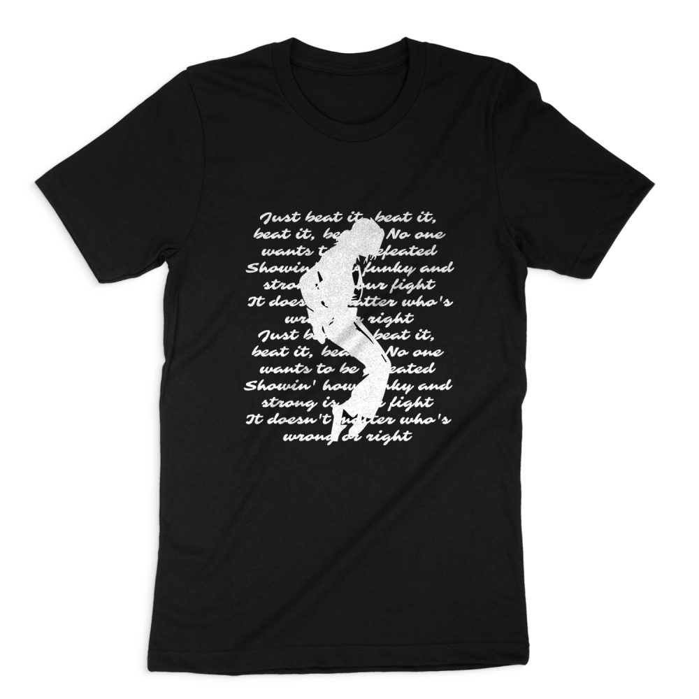 BEAT IT MICHAEL JACKSON SHORT SLEEVE T-SHIRT