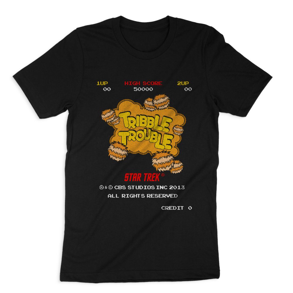 STAR TREK TRIBBLE TROUBLE SHORT SLEEVE T-SHIRT