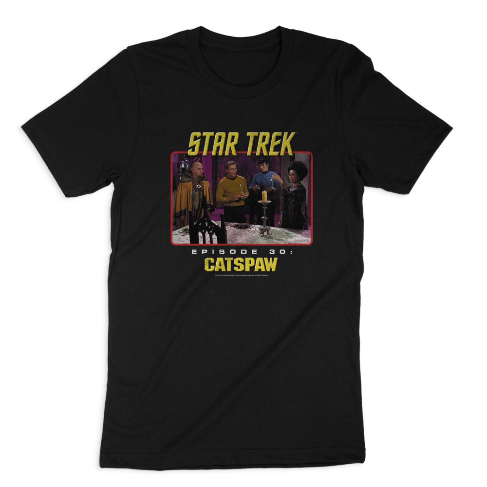 STAR TREK ORIGINAL CATS PAW SHORT SLEEVE T-SHIRT