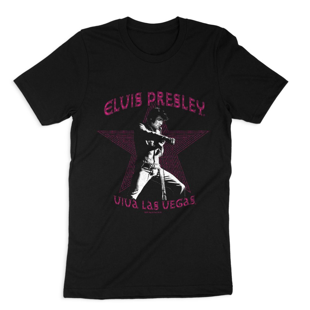 ELVIS PRESLEY VIVA LAS VEGAS STAR SHORT SLEEVE T-SHIRT