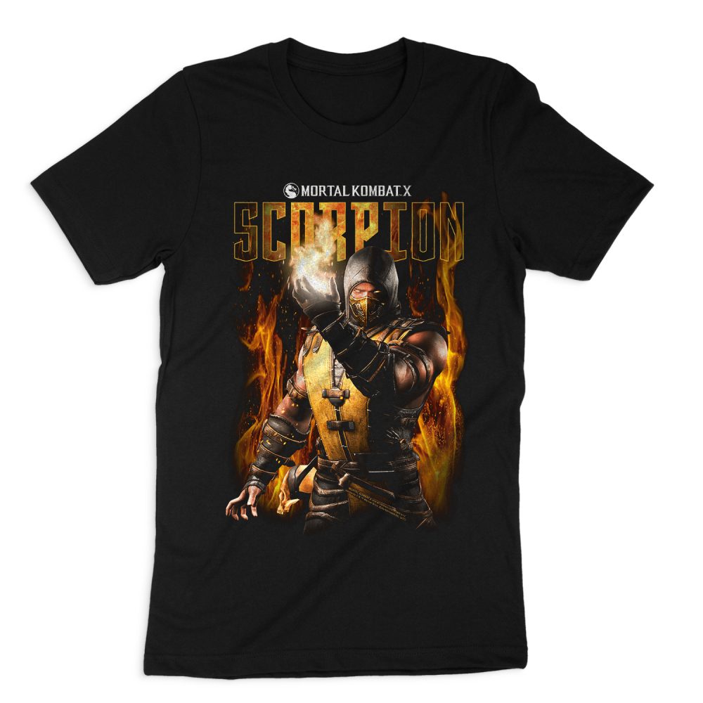 MORTAL KOMBAT SCORPION SHORT SLEEVE T-SHIRT