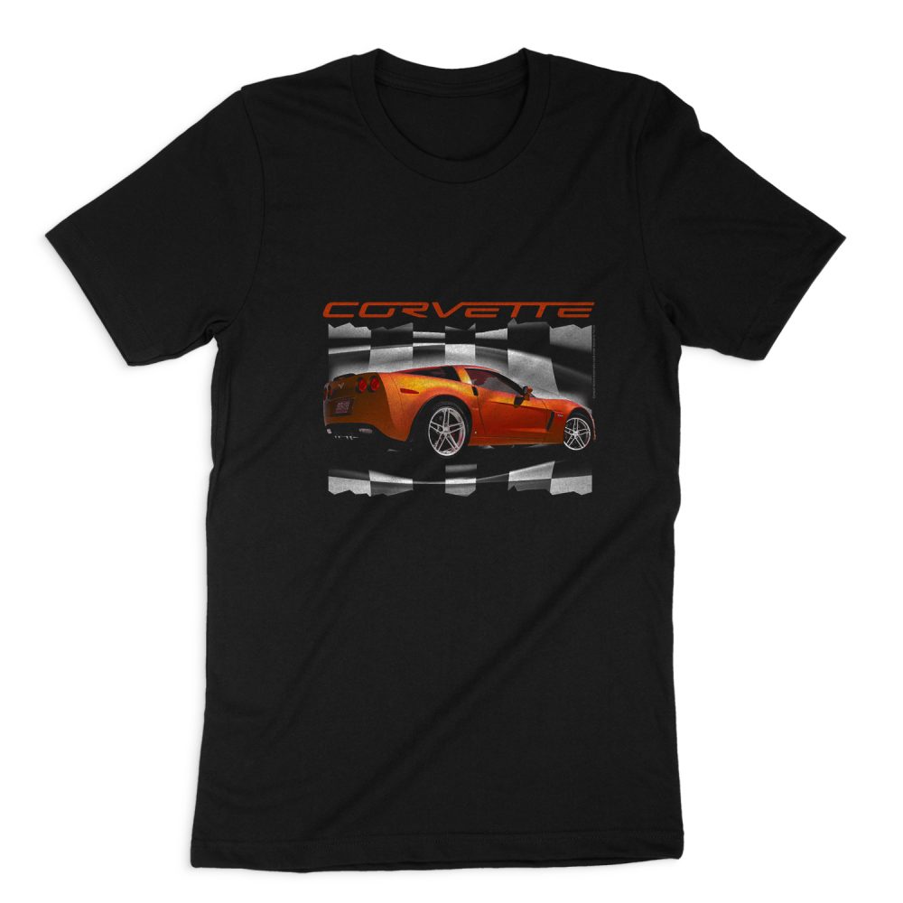 CHEVROLET ORANGE Z06 VETTE SHORT SLEEVE T-SHIRT