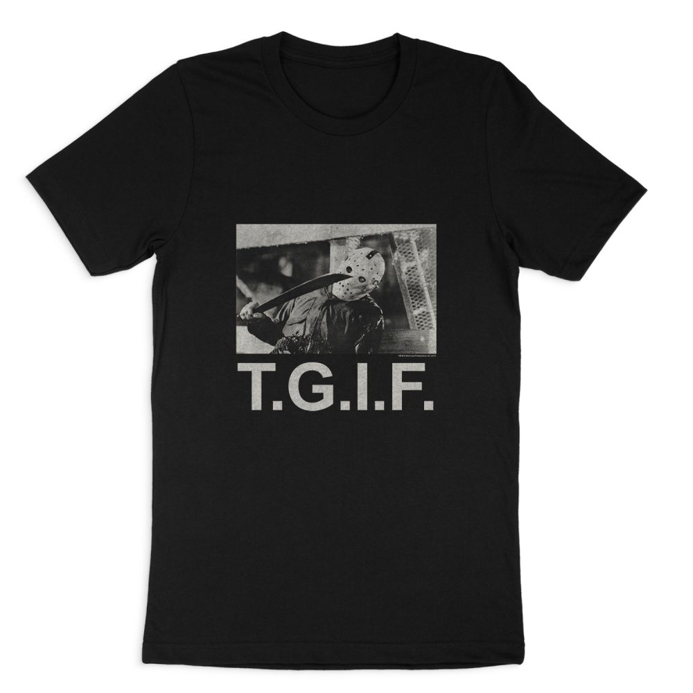 FRIDAY THE 13TH TGIF MEN'S REGULAR SHORT SLEEVE T-SHIRT