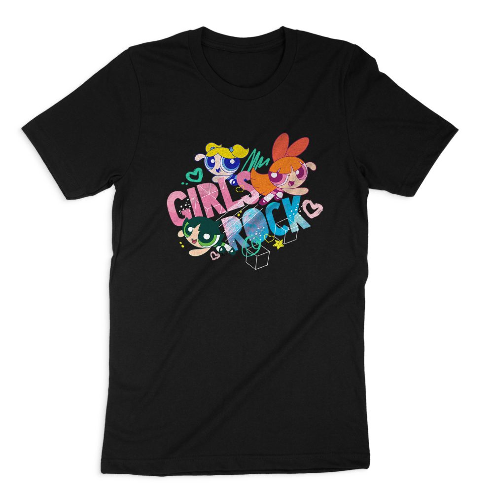 POWERPUFF GIRLS GIRLS ROCK SHORT SLEEVE T-SHIRT