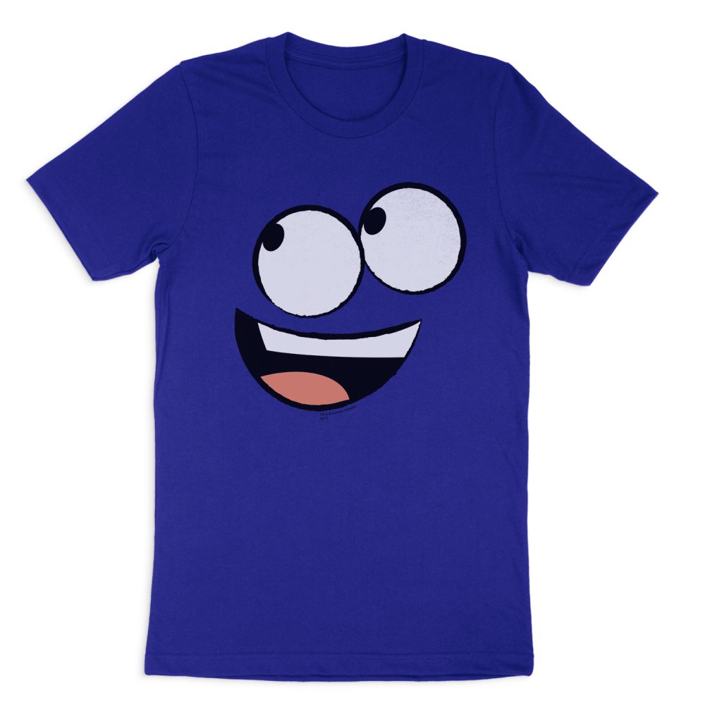 FOSTER'S HOME FOR IMAGINARY FRIENDS BLUE FACE SHORT SLEEVE T-SHIRT