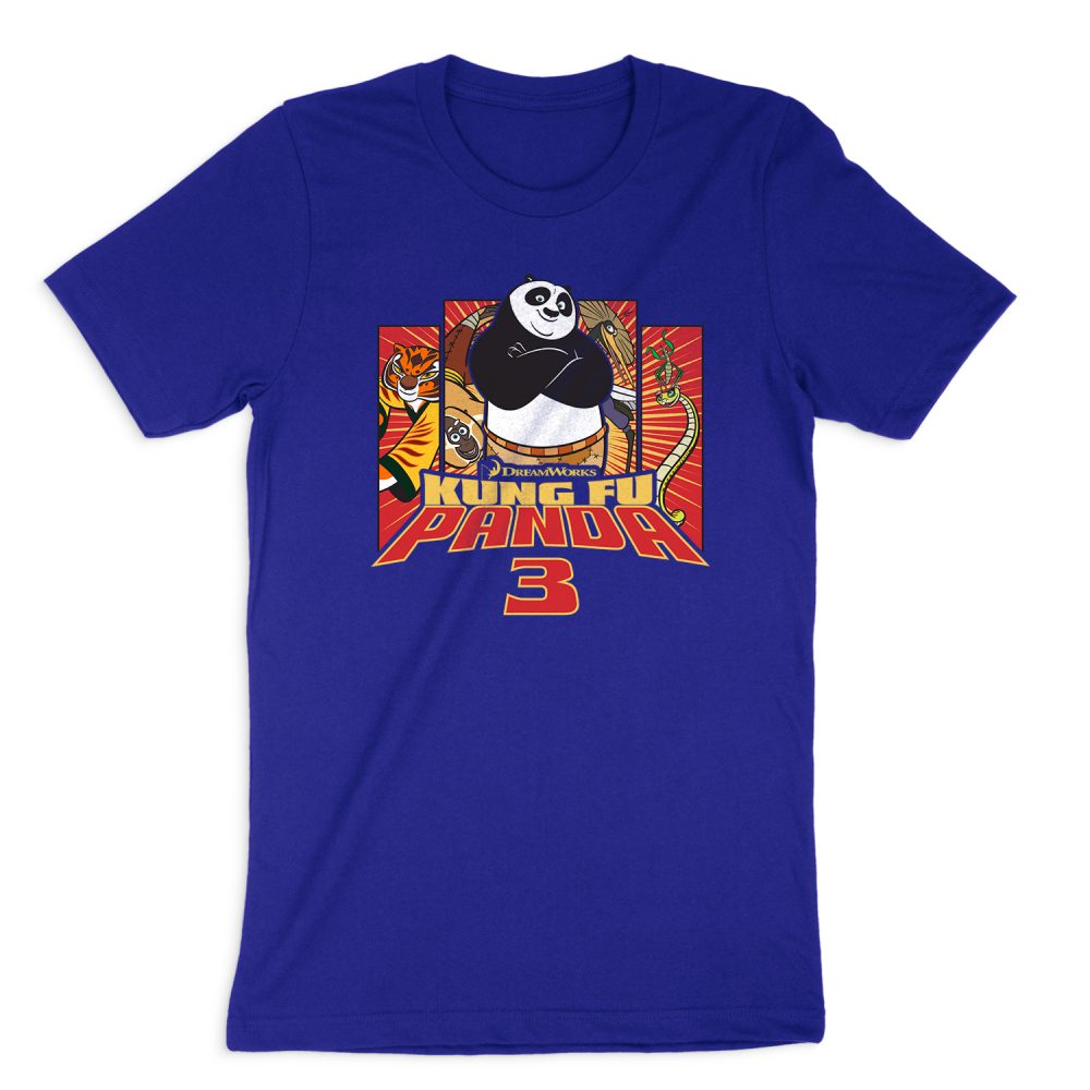 KUNG FU PANDA KUNG FURRY SHORT SLEEVE T-SHIRT