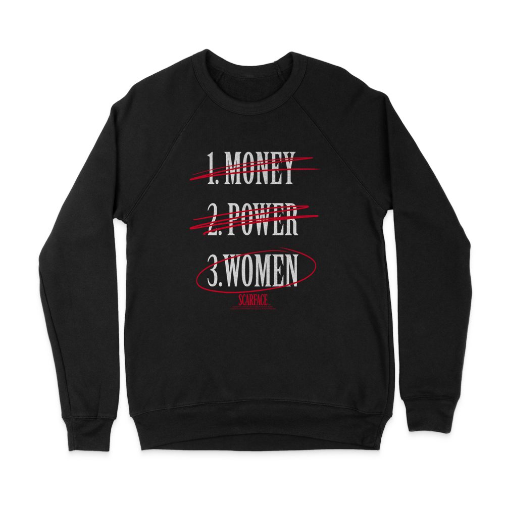SCARFACE MONEY POWER WOMEN SWEATSHIRT