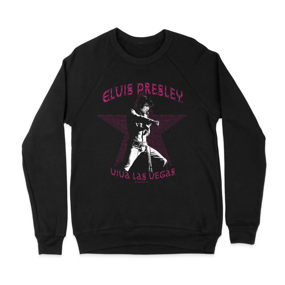 ELVIS PRESLEY VIVA LAS VEGAS STAR SWEATSHIRT