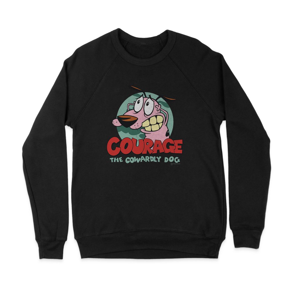 COURAGE THE COWARDLY DOG COURAGE SWEATSHIRT