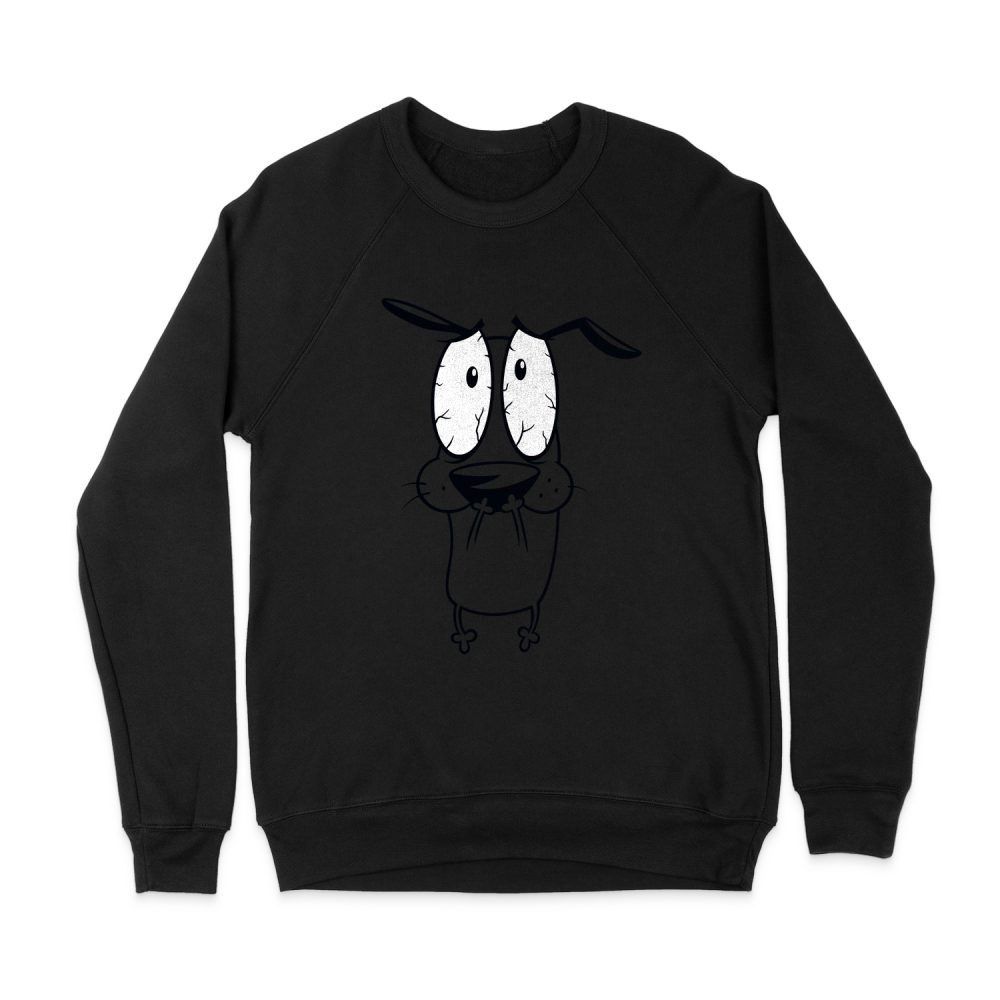 COURAGE THE COWARDLY DOG SCARED SWEATSHIRT