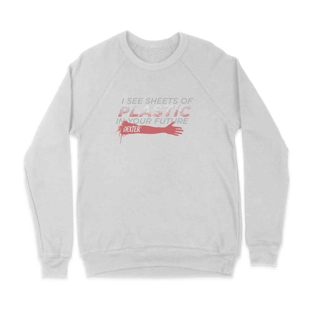 DEXTER PLASTIC PREDICTION SWEATSHIRT