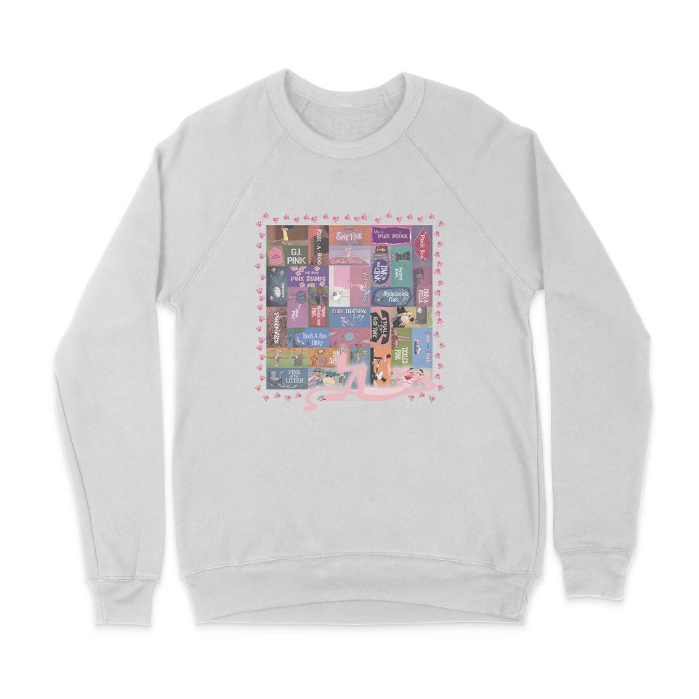 PINK PANTHER VINTAGE TITLES SWEATSHIRT
