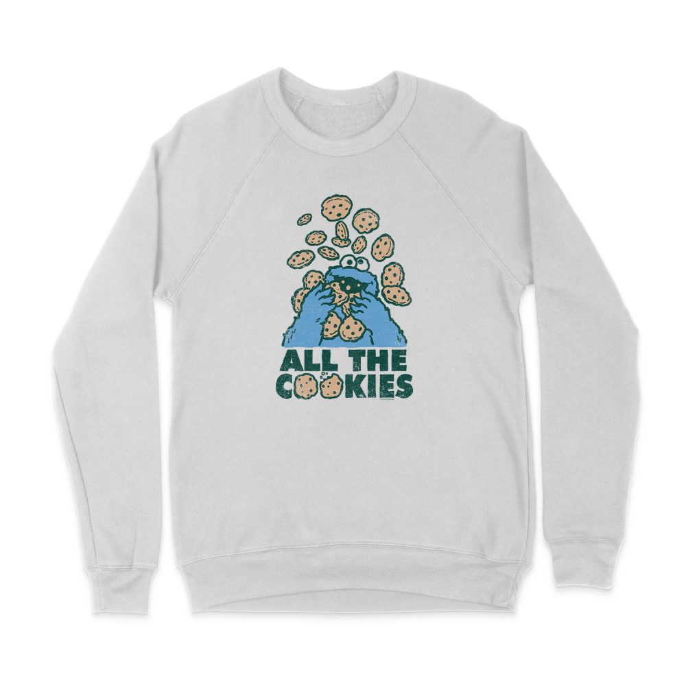 SESAME STREET ALL THE COOKIES SWEATSHIRT