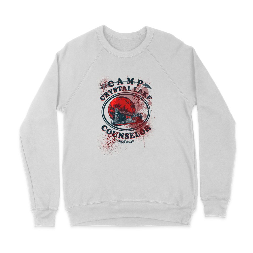 FRIDAY THE 13TH CAMP COUNSELOR VICTIM SWEATSHIRT