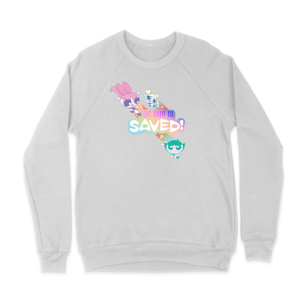 POWERPUFF GIRLS THE DAY IS SAVED SWEATSHIRT