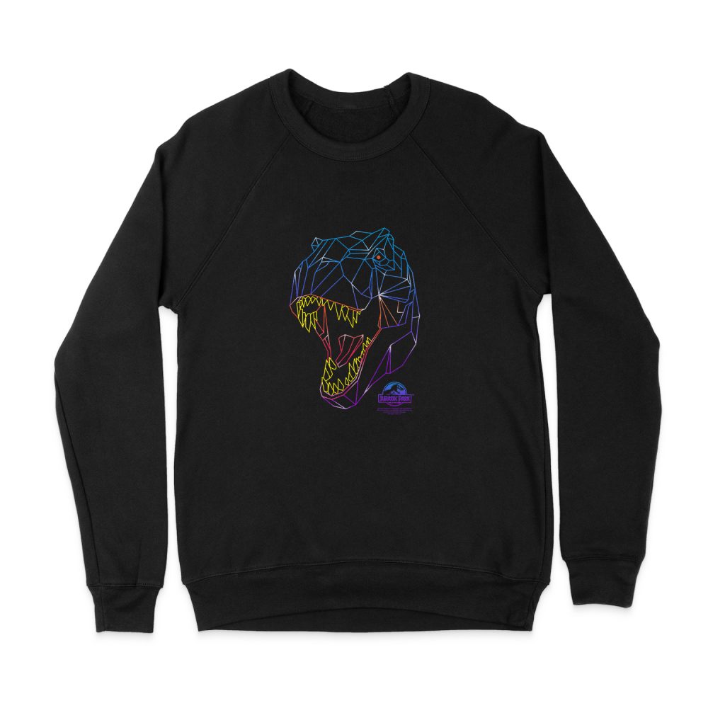 JURASSIC PARK NEON T-REX SWEATSHIRT