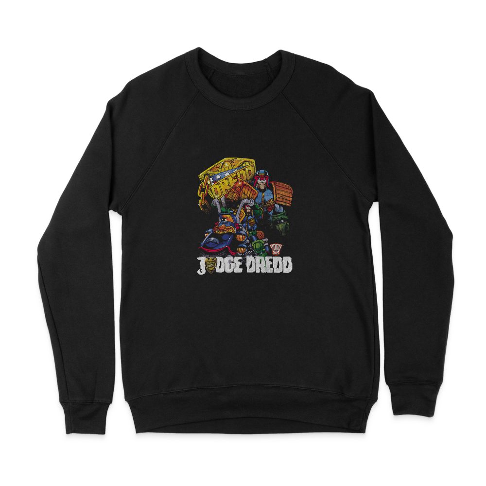 JUDGE DREDD SMILE SCUMBAG SWEATSHIRT