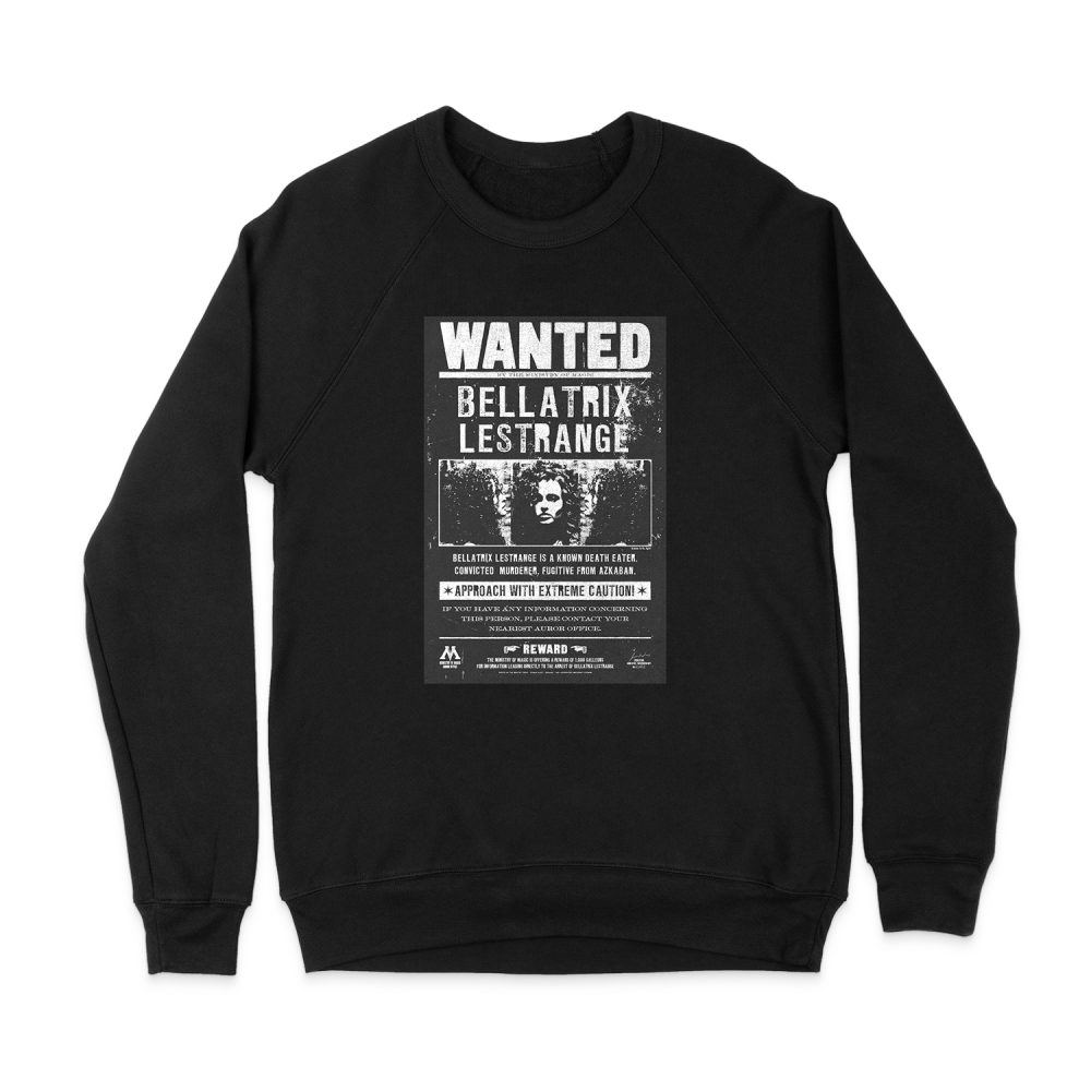 HARRY POTTER WANTED BELLATRIX SWEATSHIRT