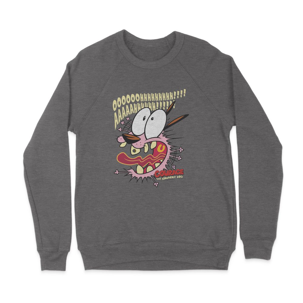 COURAGE THE COWARDLY DOG SCAREDY DOG SWEATSHIRT