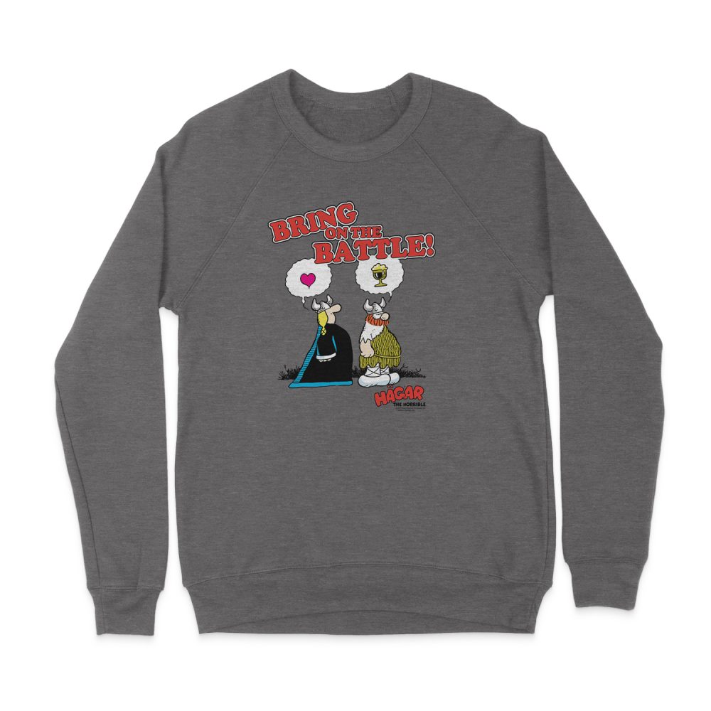 HAGAR THE HORRIBLE BRING ON THE BATTLE SWEATSHIRT