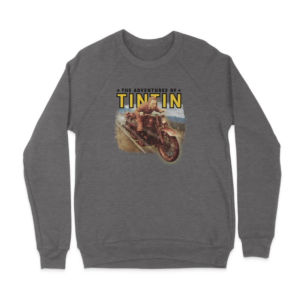 TINTIN, THE ADVENTURES OF OPEN ROAD SWEATSHIRT