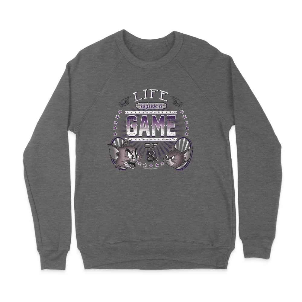 TOM AND JERRY LIFE IS A GAME #2 SWEATSHIRT