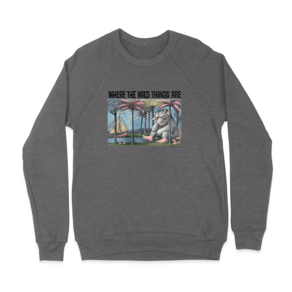 WHERE THE WILD THINGS ARE COVER ART SWEATSHIRT