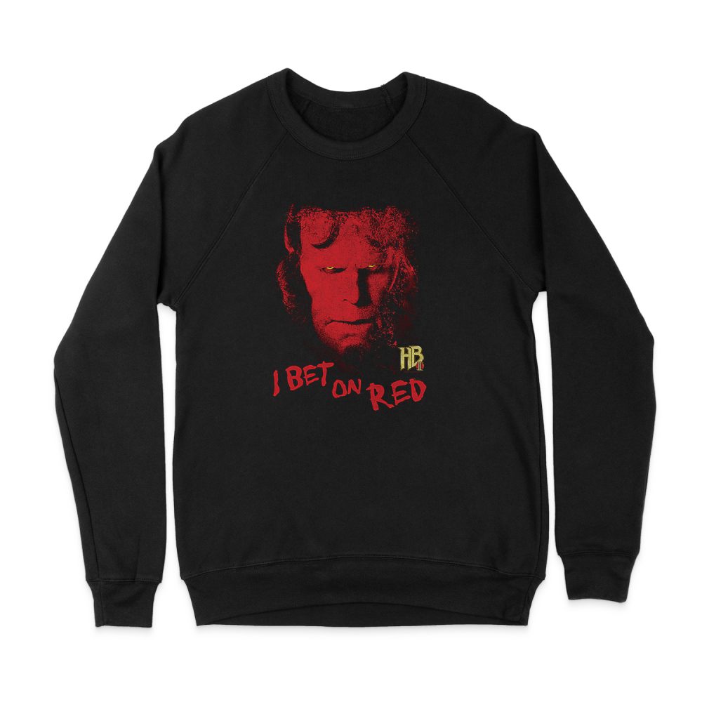 HELLBOY I BET ON RED SWEATSHIRT