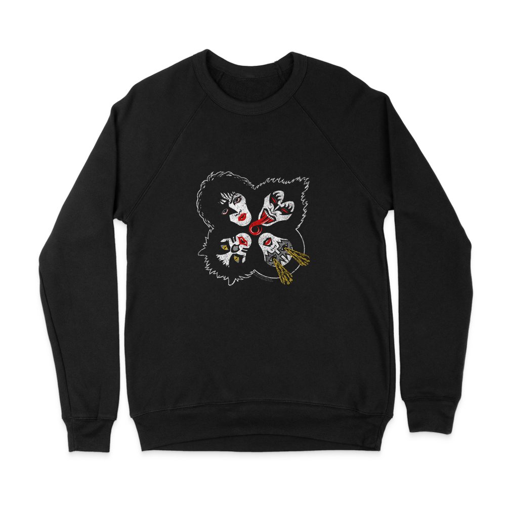 KISS ROCK AND ROLL HEADS SWEATSHIRT